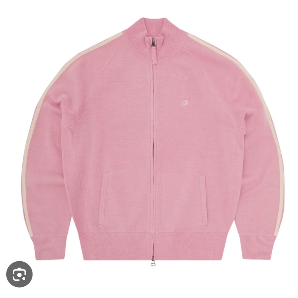 UNISEX Pink Zip-Up CRTZ Knit